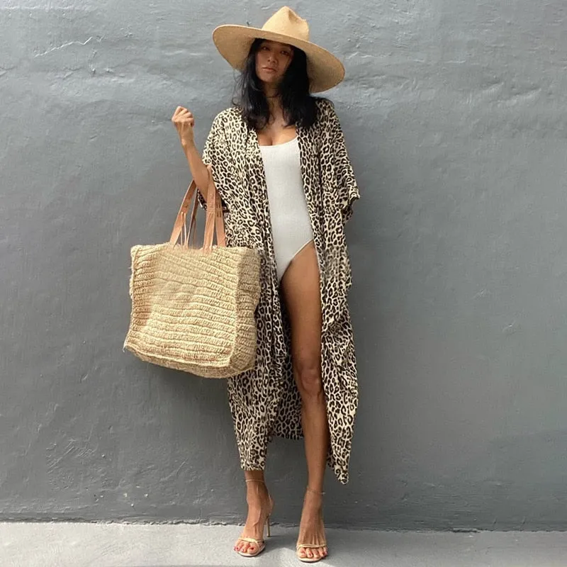Beach Cover Ups for Swimwear Tie Dye Kimono Swimsuit Cape