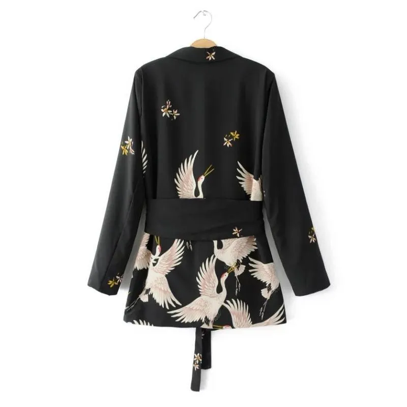 Crane Kimono